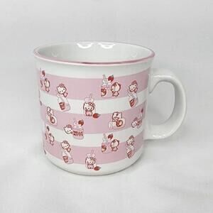 Sanrio Hello Kitty Strawberry Milk Ceramic Camper Mug